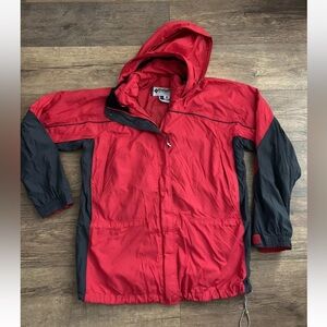 Women’s Columbia Core Interchange Hooded Coat Size XL Red